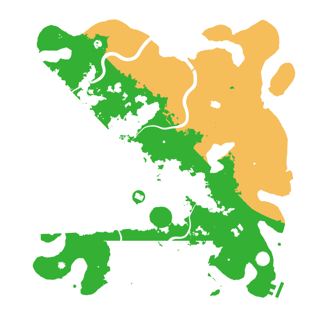 Biome Rust Map: Procedural Map, Size: 4000, Seed: 34393550