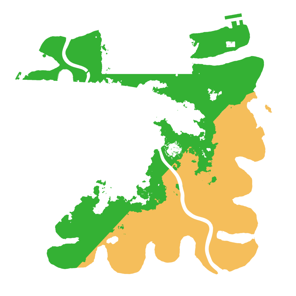 Biome Rust Map: Procedural Map, Size: 3500, Seed: 1933640889