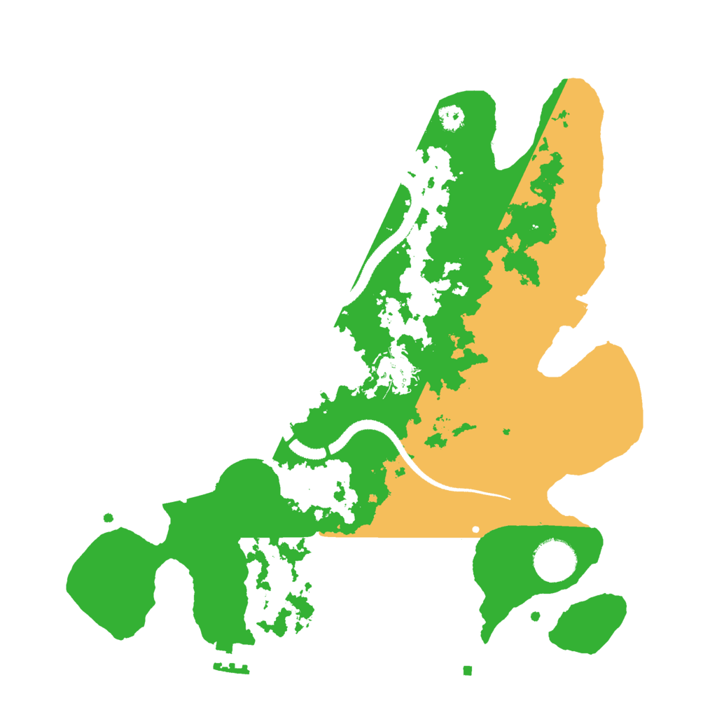 Biome Rust Map: Procedural Map, Size: 3000, Seed: 142956025