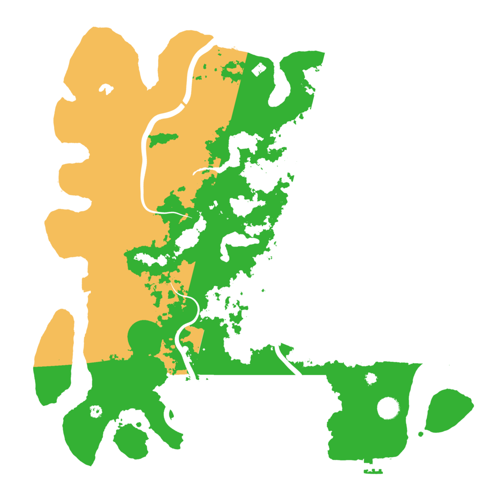 Biome Rust Map: Procedural Map, Size: 4000, Seed: 842529562