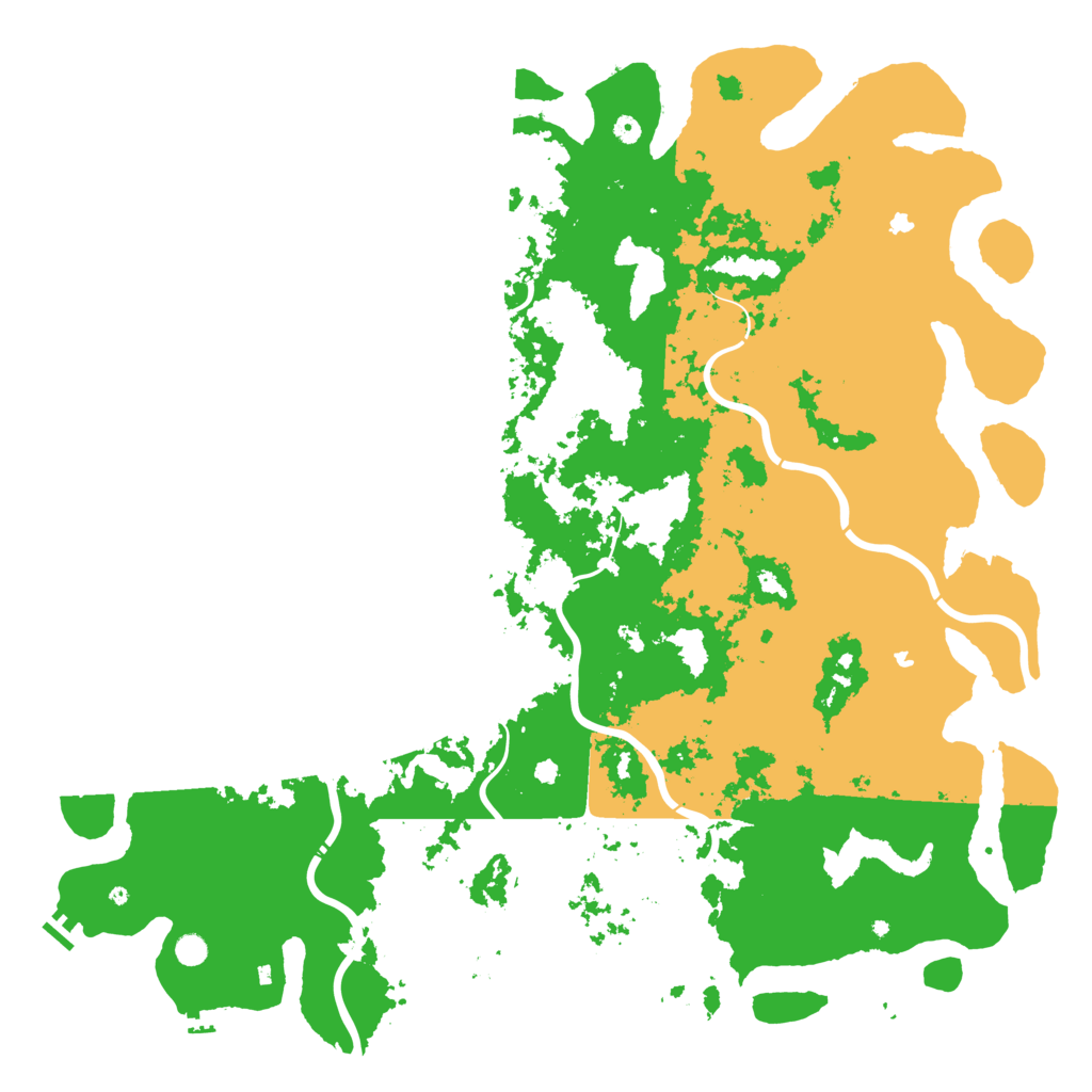 Biome Rust Map: Procedural Map, Size: 6000, Seed: 1093767176