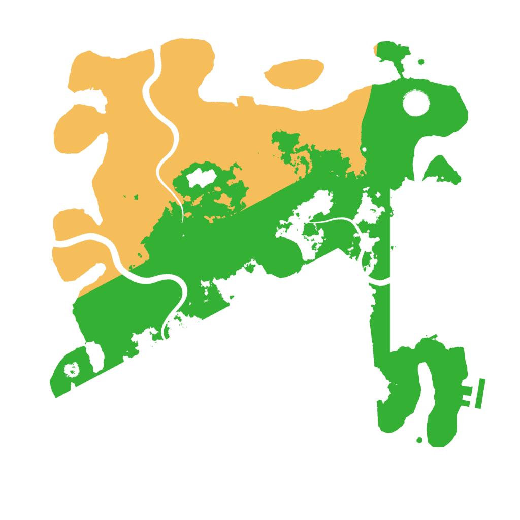 Biome Rust Map: Procedural Map, Size: 3500, Seed: 675664231