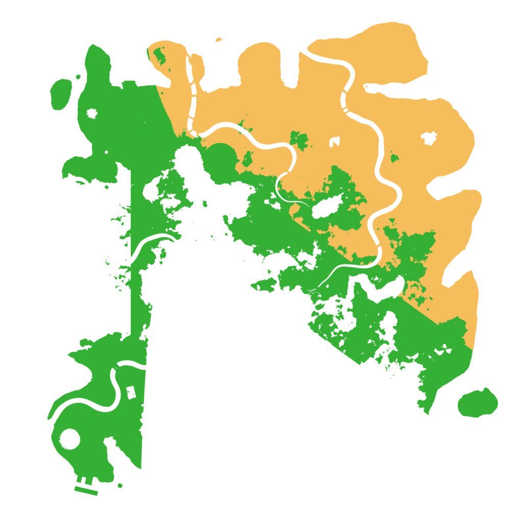 Biome Rust Map: Procedural Map, Size: 4500, Seed: 1985576359