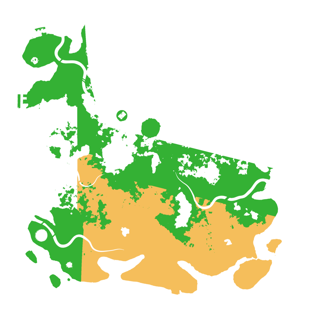 Biome Rust Map: Procedural Map, Size: 4500, Seed: 851059490
