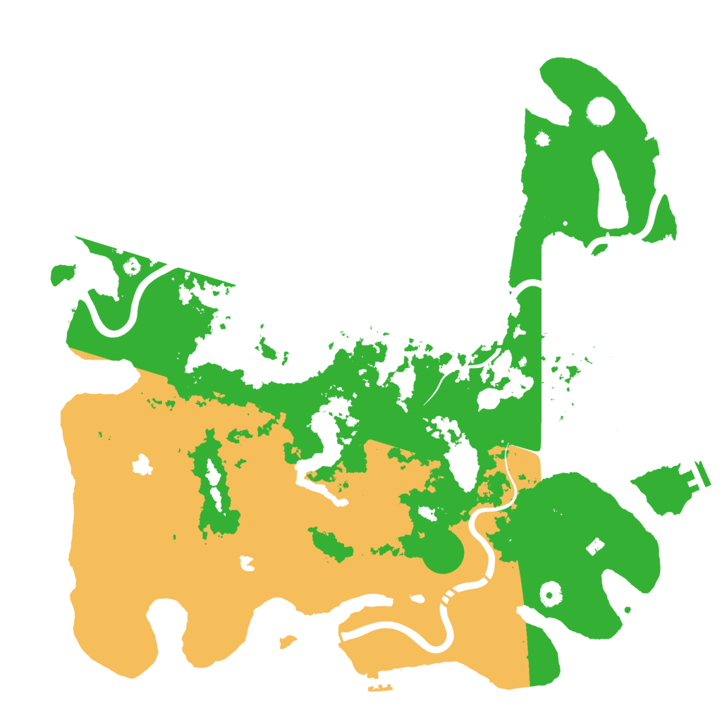 Biome Rust Map: Procedural Map, Size: 4500, Seed: 1544183135