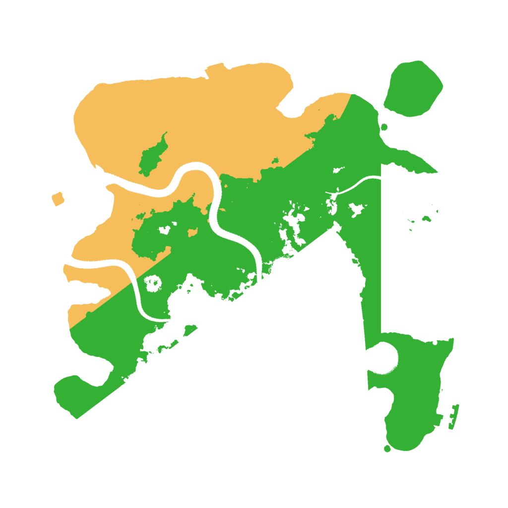 Biome Rust Map: Procedural Map, Size: 3000, Seed: 1476599669