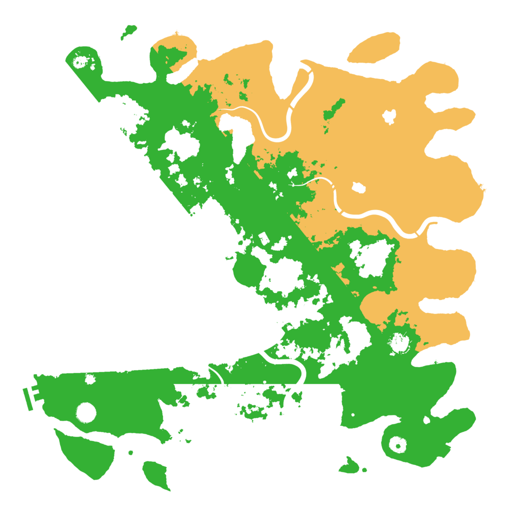 Biome Rust Map: Procedural Map, Size: 4500, Seed: 594501266