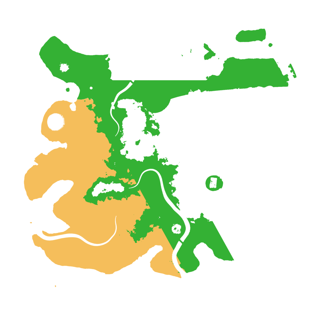 Biome Rust Map: Procedural Map, Size: 3300, Seed: 1762204226