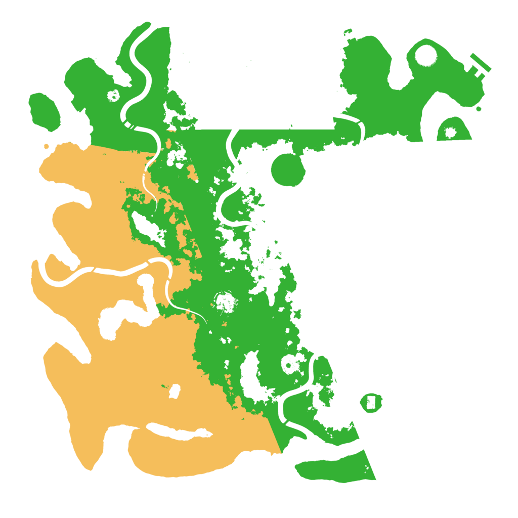Biome Rust Map: Procedural Map, Size: 4250, Seed: 152703043