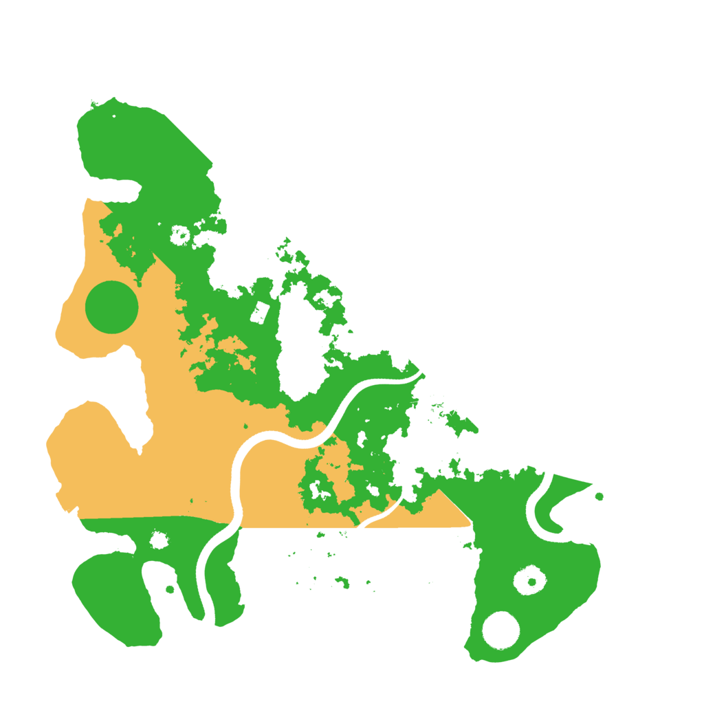 Biome Rust Map: Procedural Map, Size: 3500, Seed: 453102993