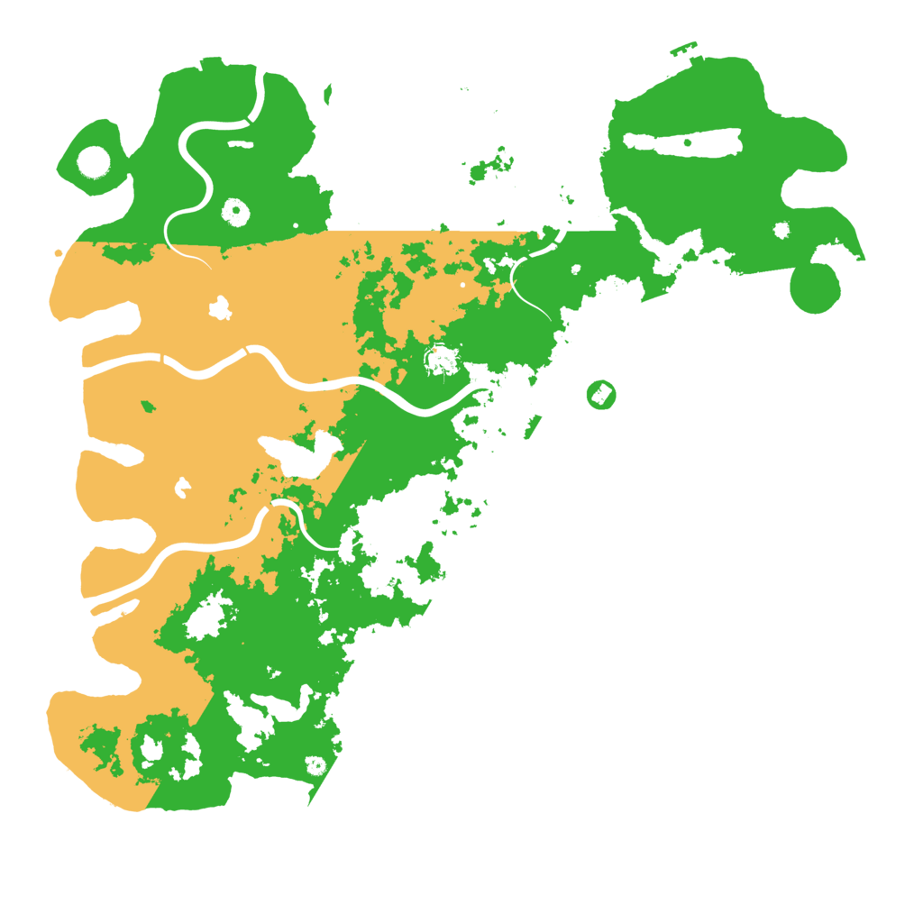 Biome Rust Map: Procedural Map, Size: 5000, Seed: 896480687
