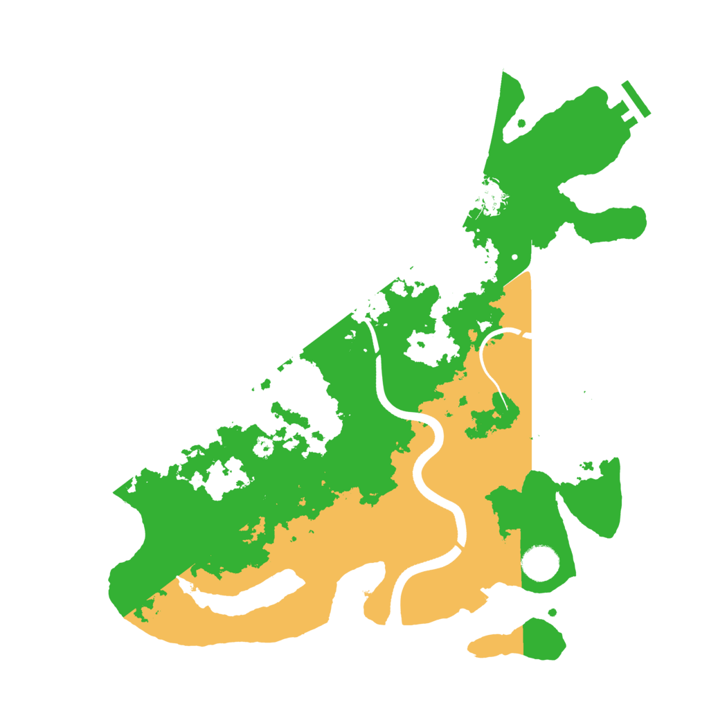 Biome Rust Map: Procedural Map, Size: 3500, Seed: 1884310418