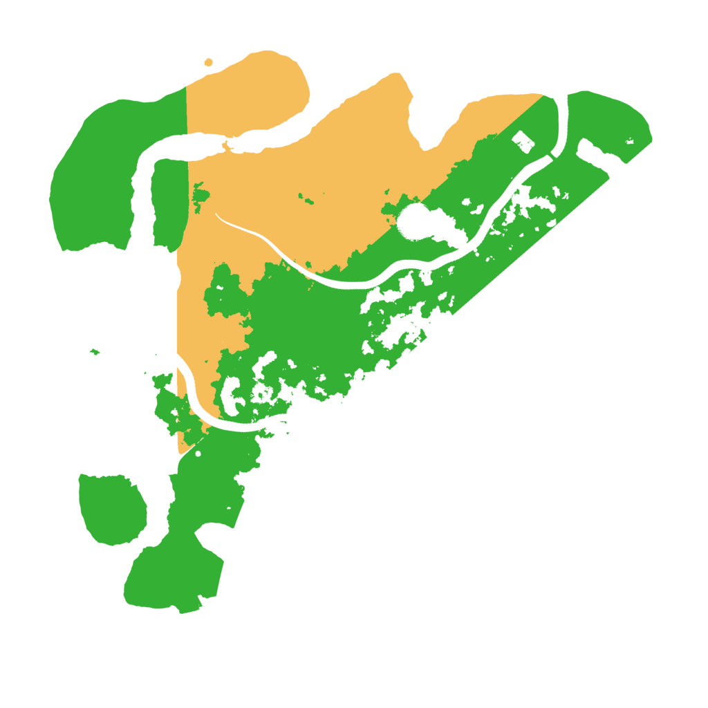 Biome Rust Map: Procedural Map, Size: 3500, Seed: 865949044