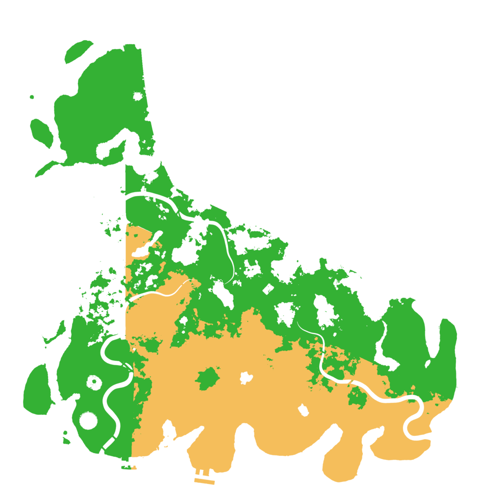Biome Rust Map: Procedural Map, Size: 5000, Seed: 92721226