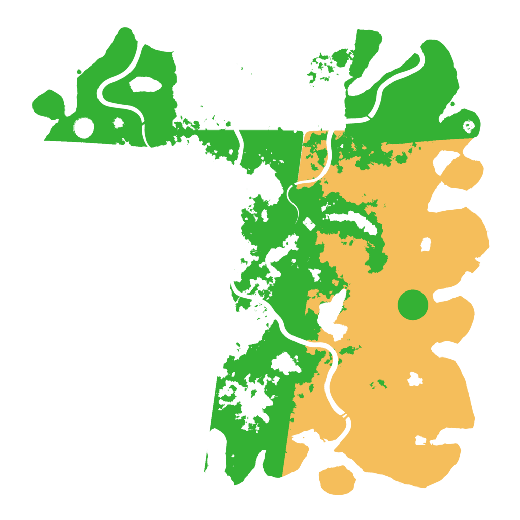 Biome Rust Map: Procedural Map, Size: 4500, Seed: 2087548987