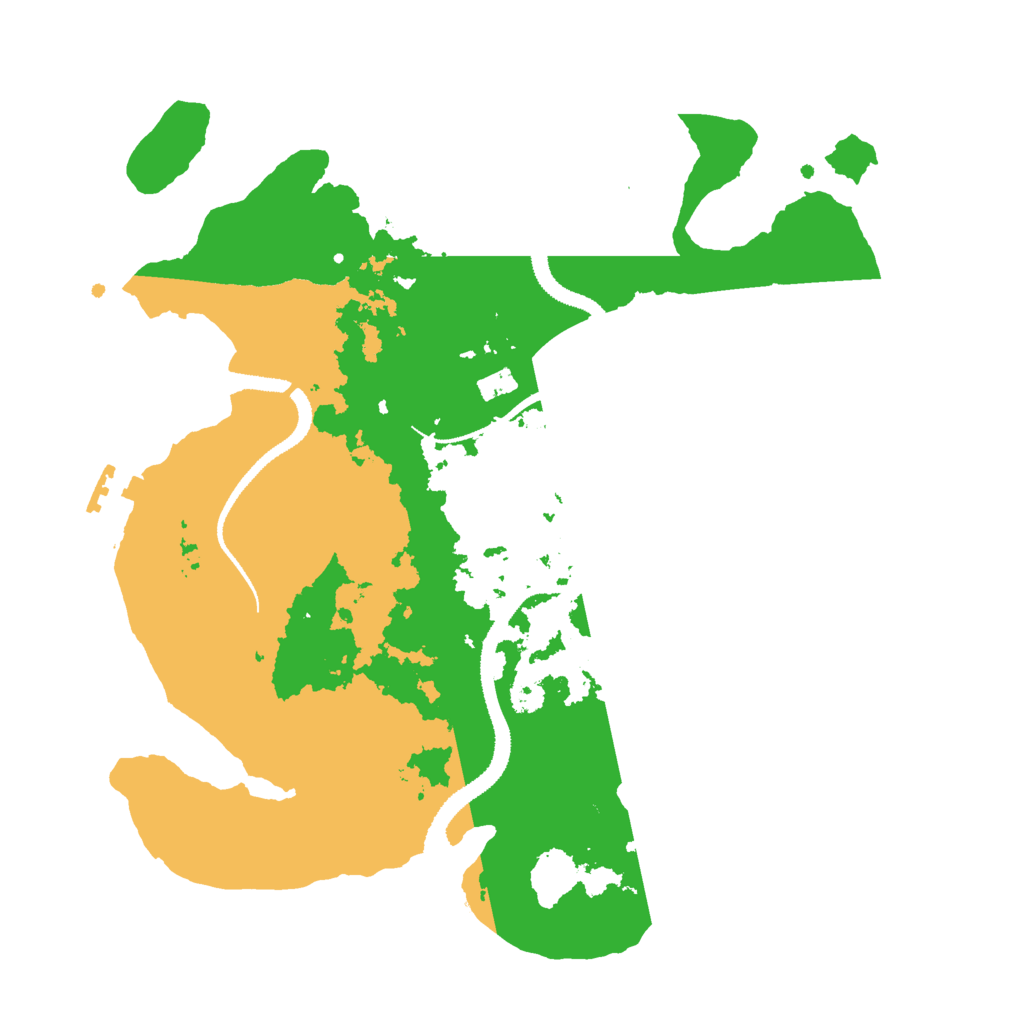 Biome Rust Map: Procedural Map, Size: 3000, Seed: 87357