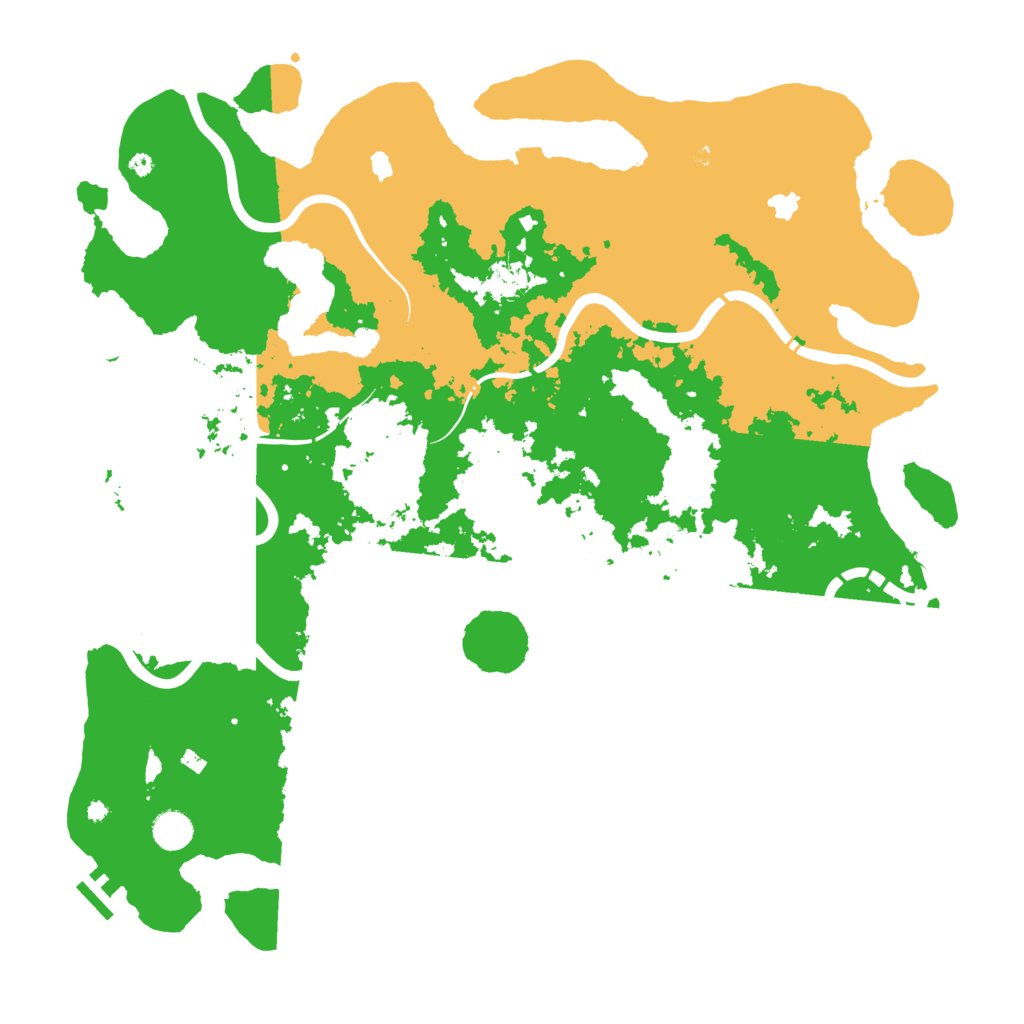 Biome Rust Map: Procedural Map, Size: 4500, Seed: 749970406