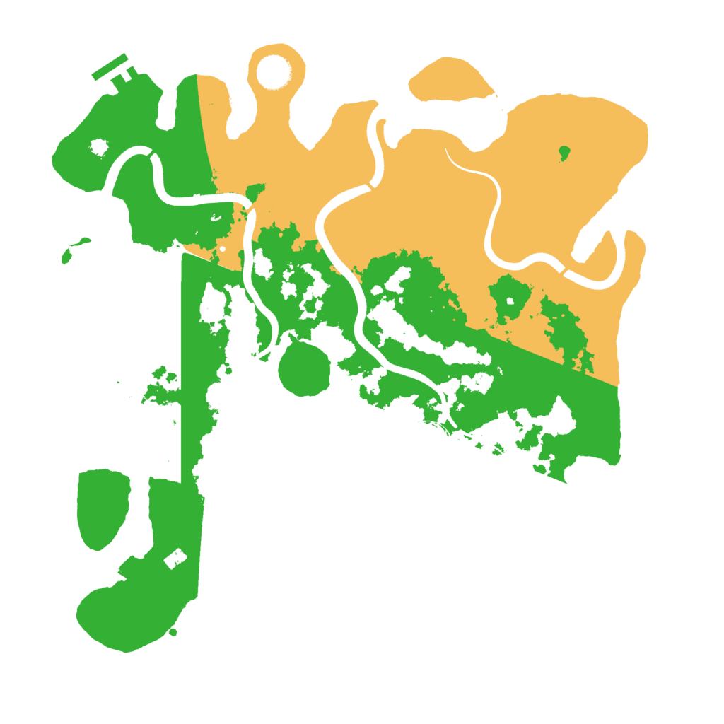 Biome Rust Map: Procedural Map, Size: 3700, Seed: 788455456