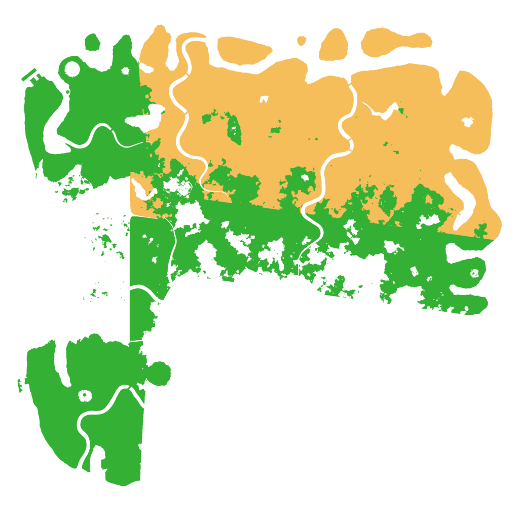 Biome Rust Map: Procedural Map, Size: 6000, Seed: 1541202236