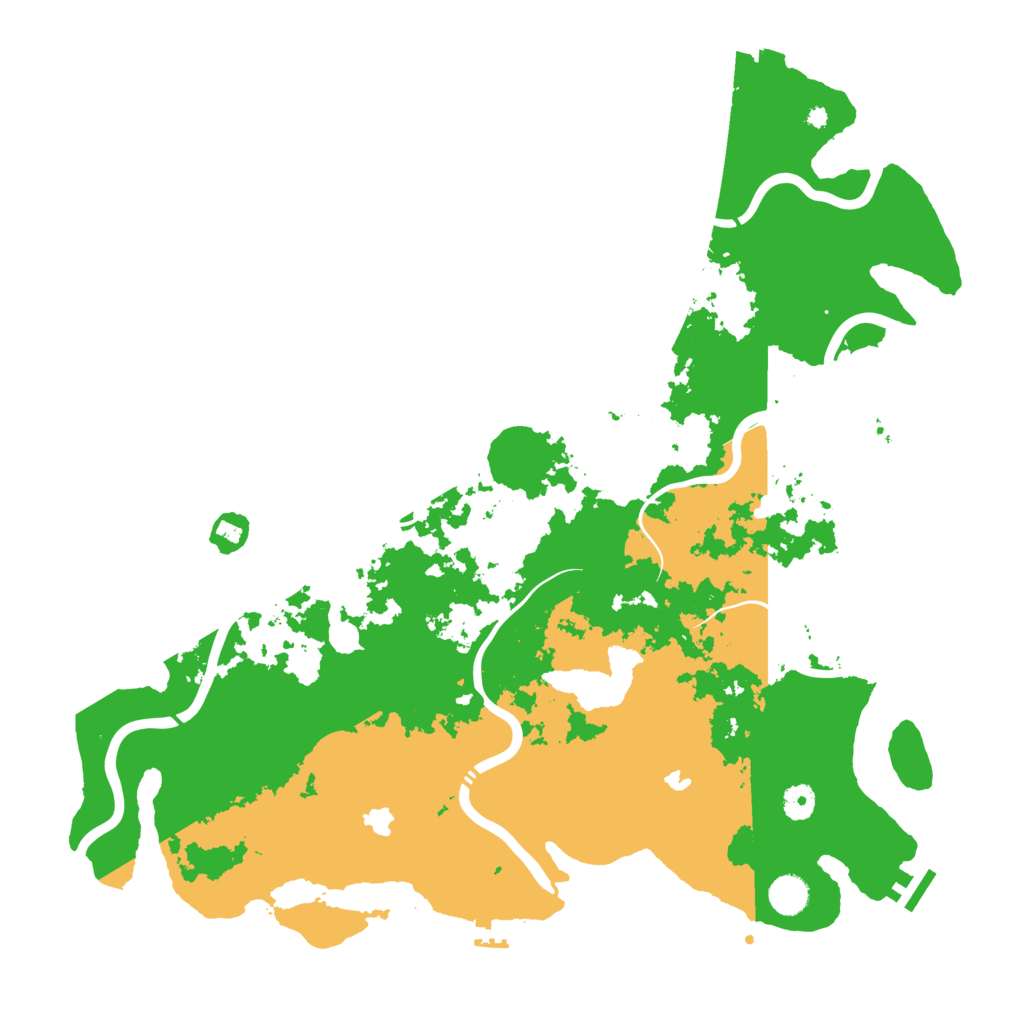 Biome Rust Map: Procedural Map, Size: 4500, Seed: 1278878786