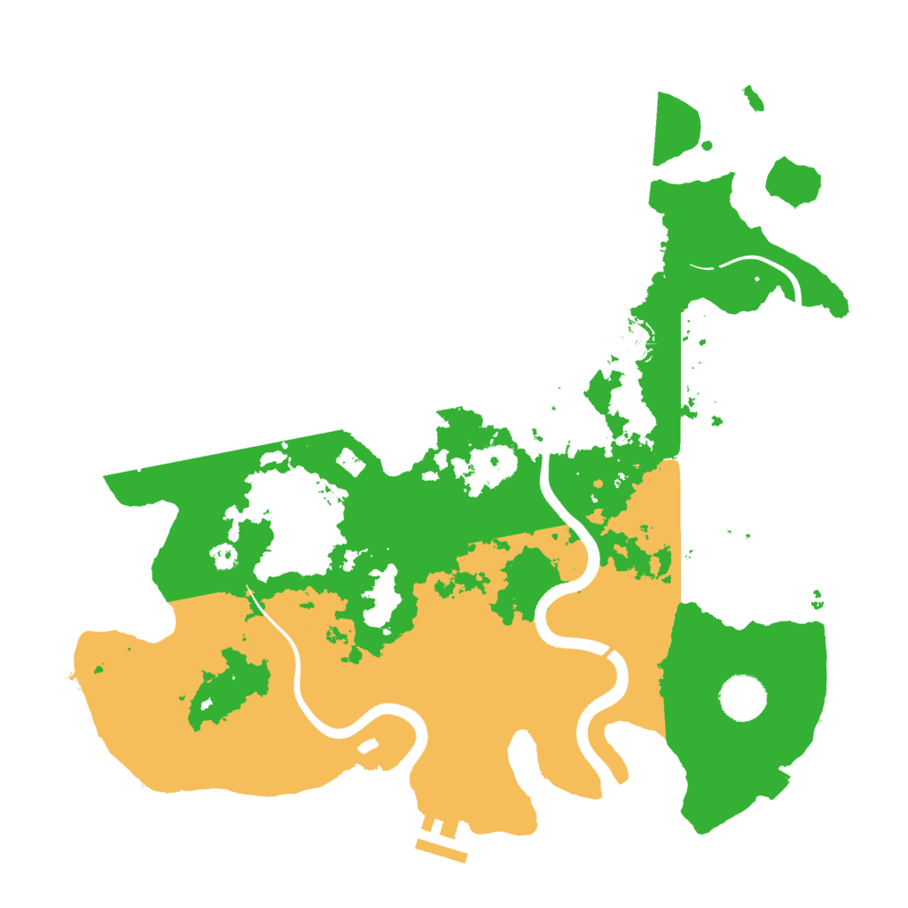 Biome Rust Map: Procedural Map, Size: 3500, Seed: 1122194468