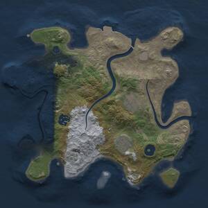 Thumbnail Rust Map: Procedural Map, Size: 2800, Seed: 48130297, 8 Monuments