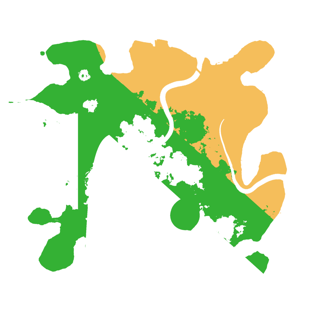 Biome Rust Map: Procedural Map, Size: 2800, Seed: 48130297
