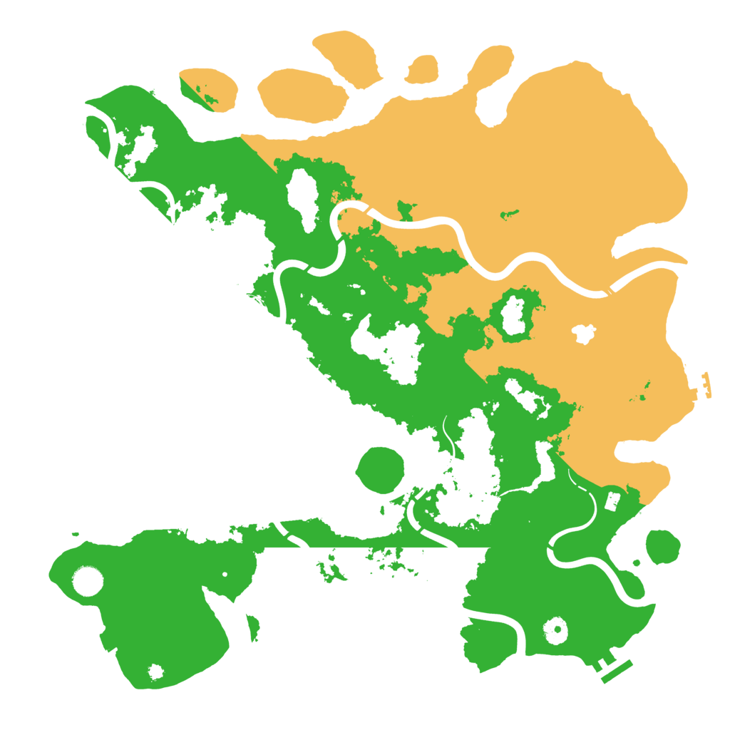 Biome Rust Map: Procedural Map, Size: 4250, Seed: 71929480