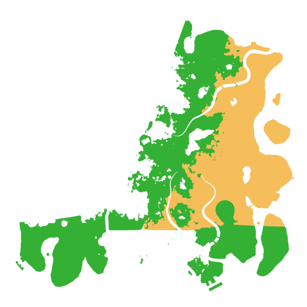 Biome Rust Map: Procedural Map, Size: 4250, Seed: 63913581