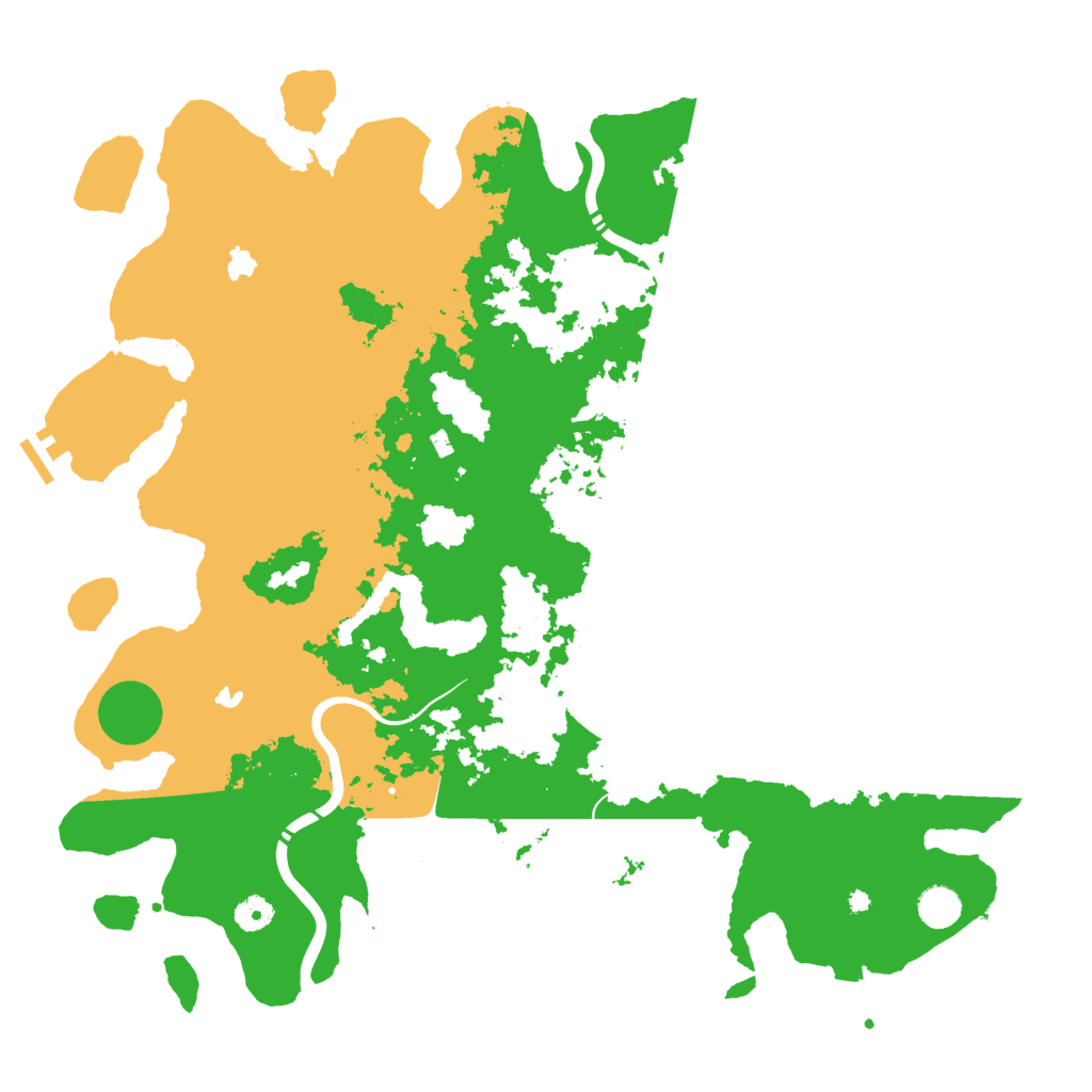 Biome Rust Map: Procedural Map, Size: 4500, Seed: 15667772
