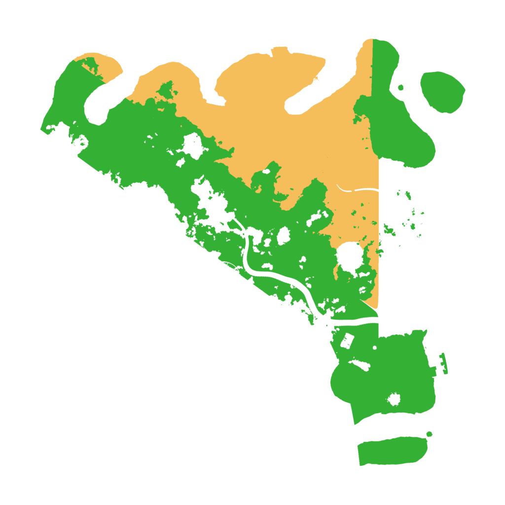 Biome Rust Map: Procedural Map, Size: 3600, Seed: 865793