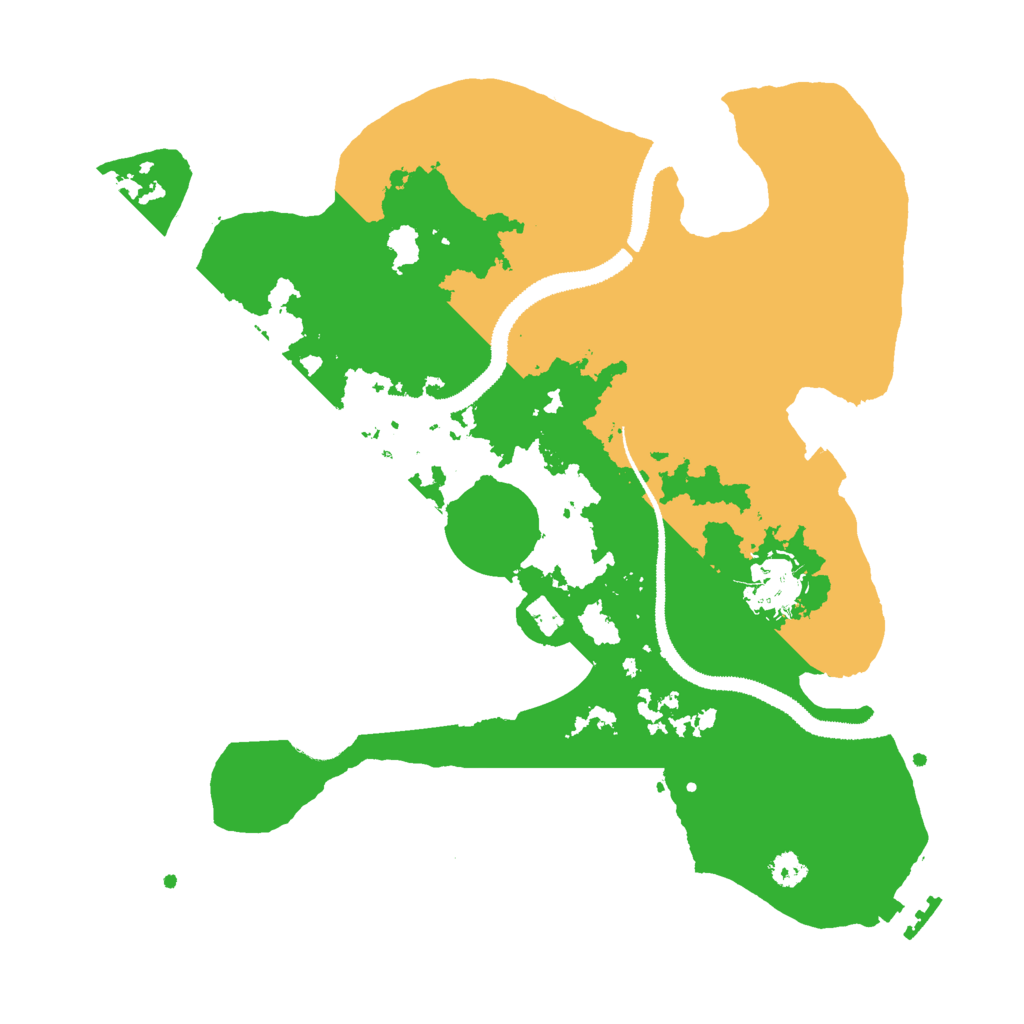 Biome Rust Map: Procedural Map, Size: 3000, Seed: 582713744