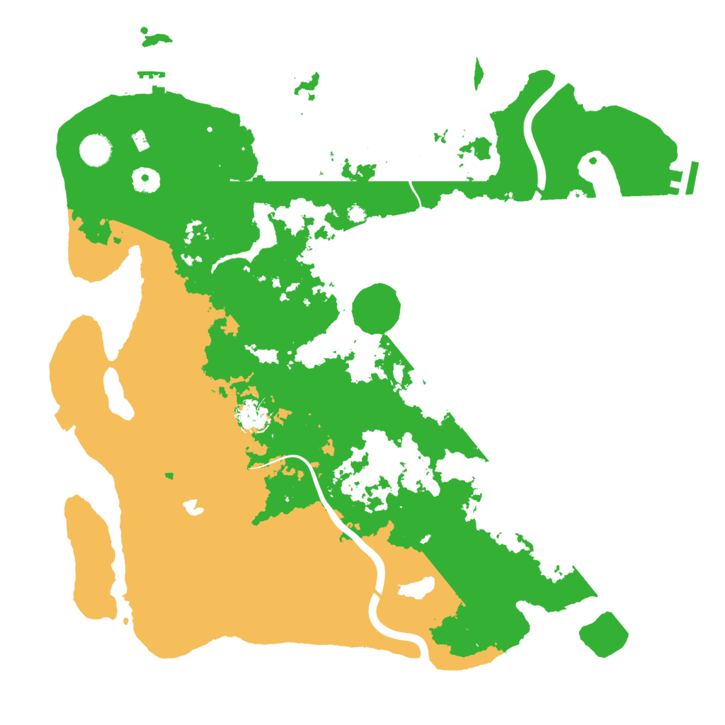 Biome Rust Map: Procedural Map, Size: 4000, Seed: 1143858542