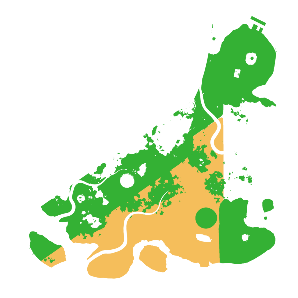 Biome Rust Map: Procedural Map, Size: 3750, Seed: 2093259800