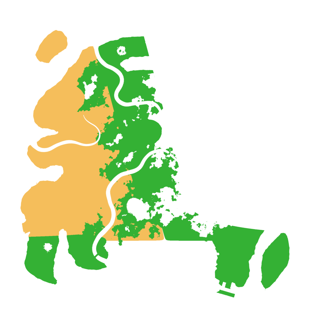 Biome Rust Map: Procedural Map, Size: 3500, Seed: 972