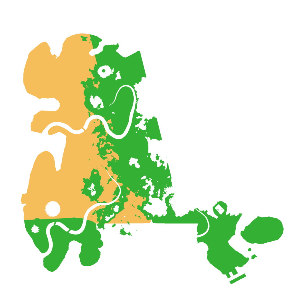 Biome Rust Map: Procedural Map, Size: 3500, Seed: 1179104478