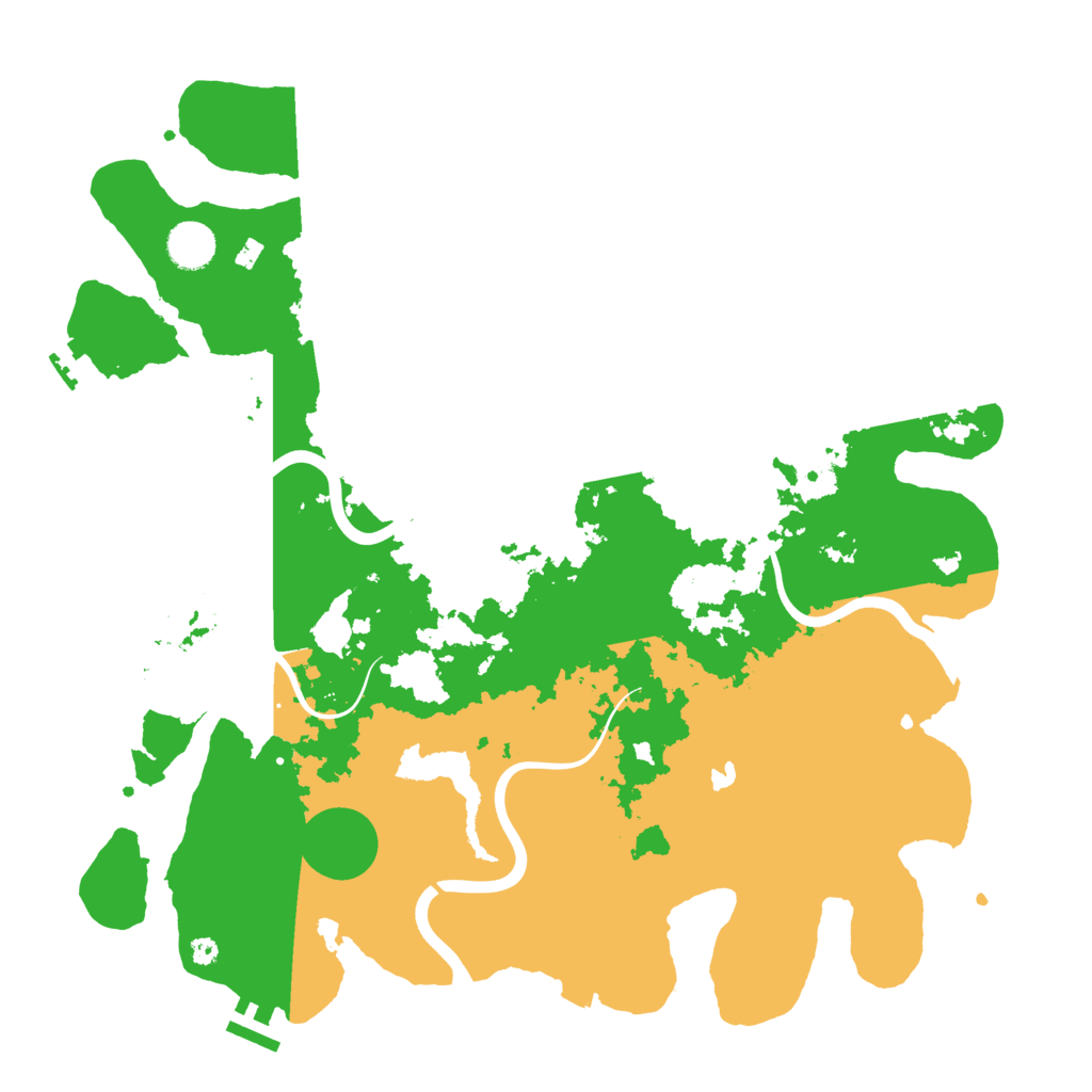 Biome Rust Map: Procedural Map, Size: 4000, Seed: 7410
