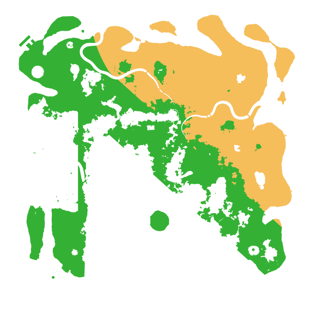 Biome Rust Map: Procedural Map, Size: 4500, Seed: 168550570
