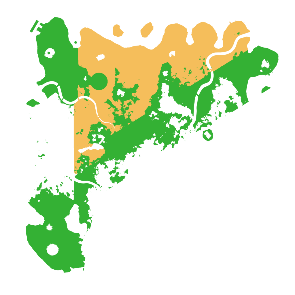 Biome Rust Map: Procedural Map, Size: 4500, Seed: 278767130