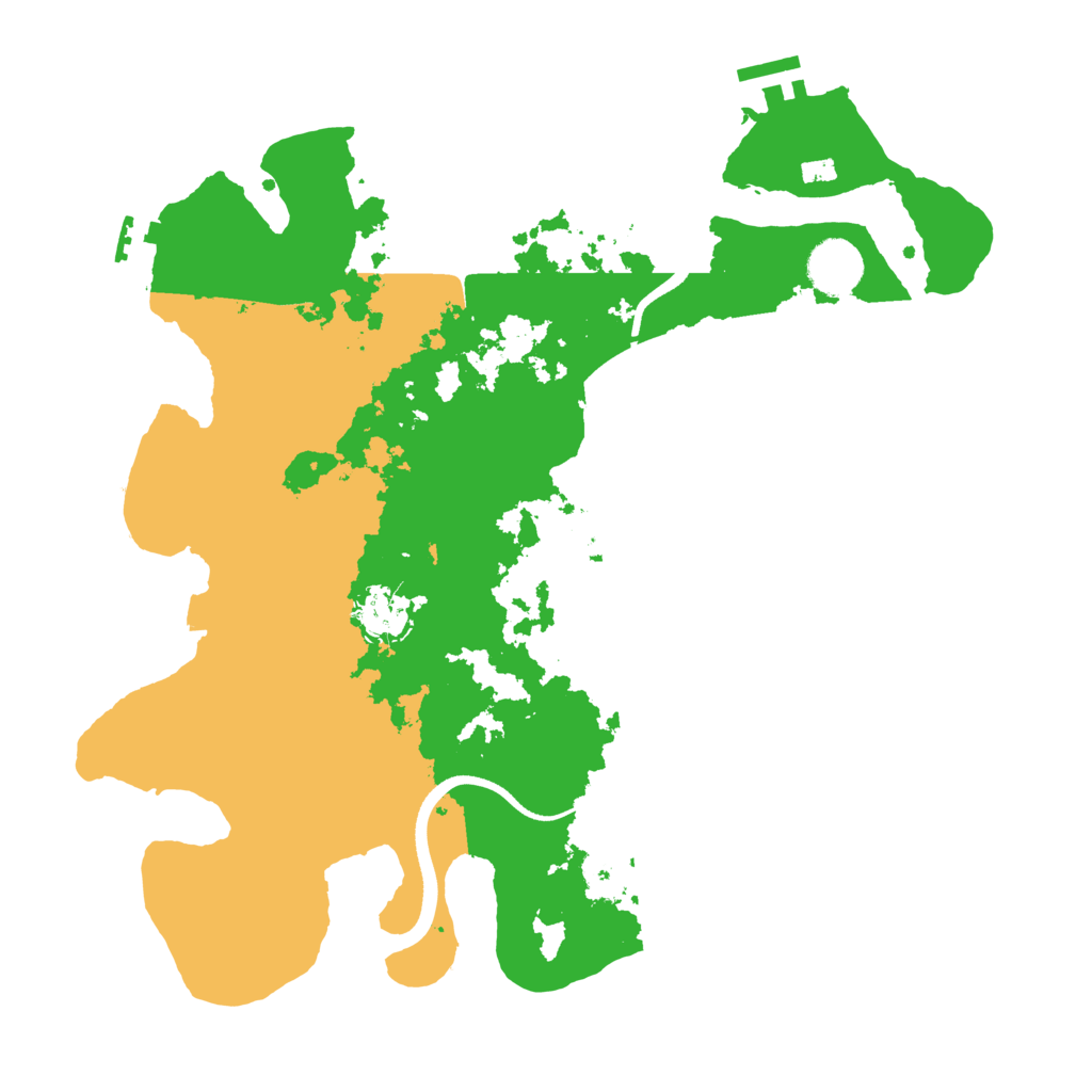 Biome Rust Map: Procedural Map, Size: 3500, Seed: 1908601825
