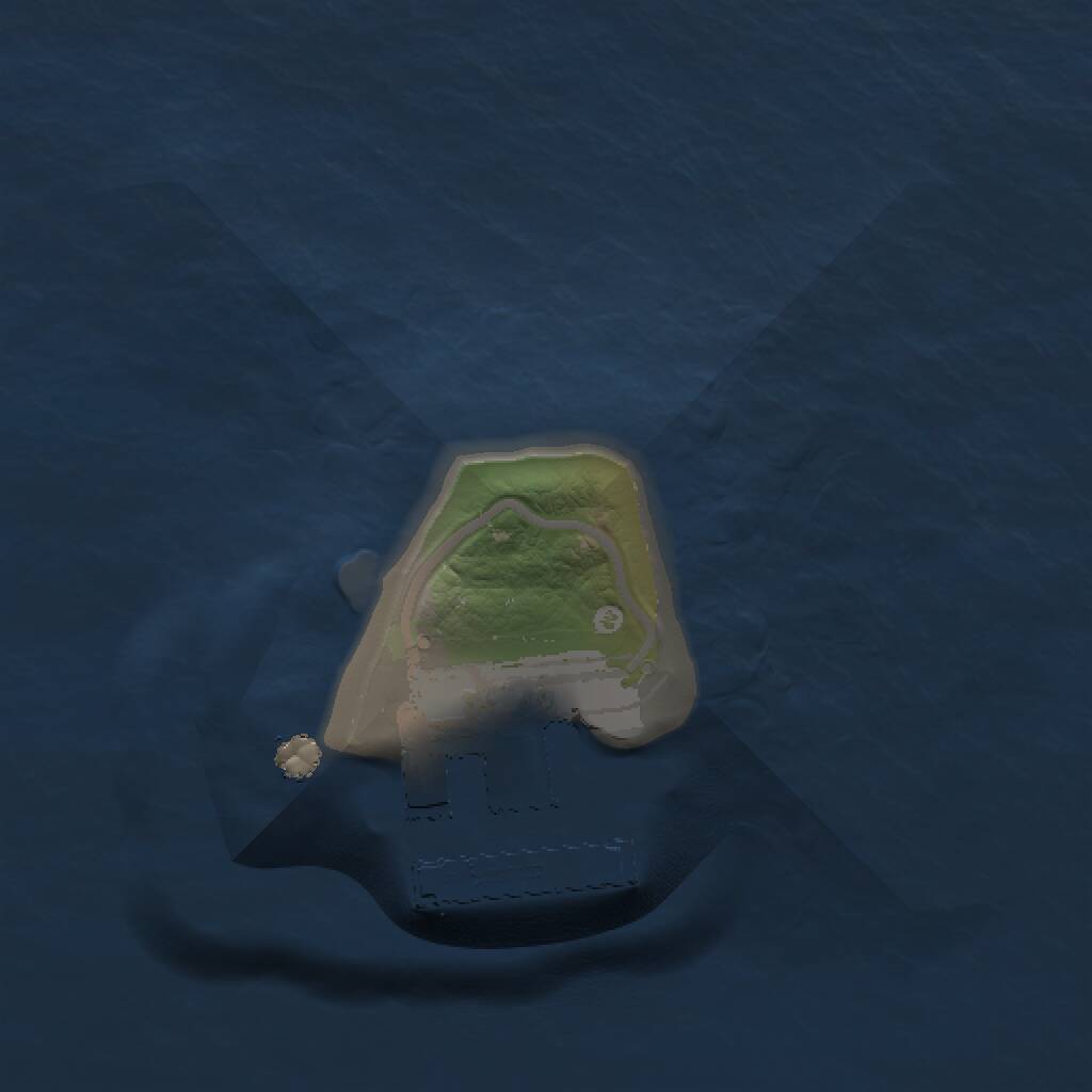 Rust Map: Procedural Map, Size: 1000, Seed: 748503276, 2 Monuments