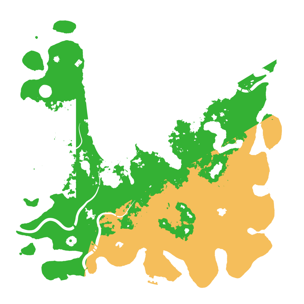 Biome Rust Map: Procedural Map, Size: 4500, Seed: 199921625