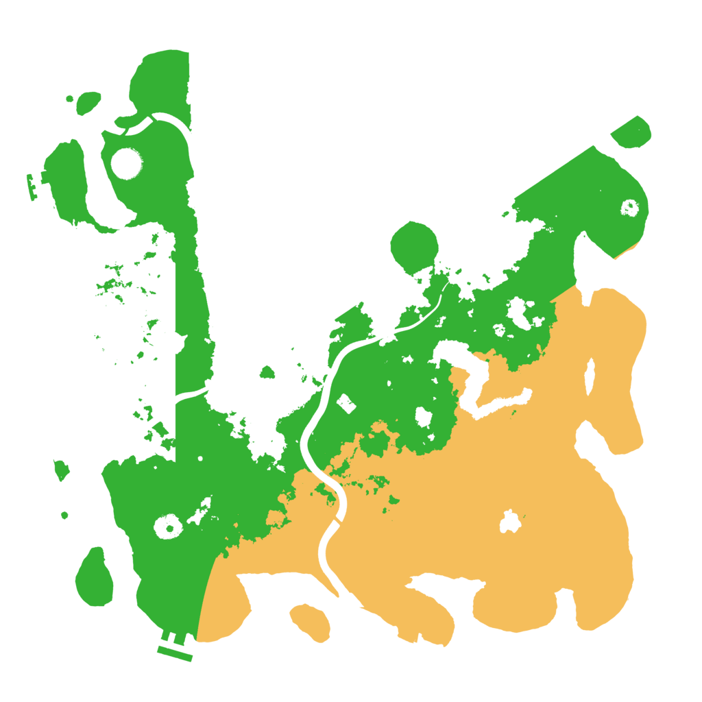 Biome Rust Map: Procedural Map, Size: 4000, Seed: 542216280