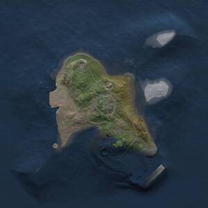 Thumbnail Rust Map: Procedural Map, Size: 1500, Seed: 2042270533, 3 Monuments