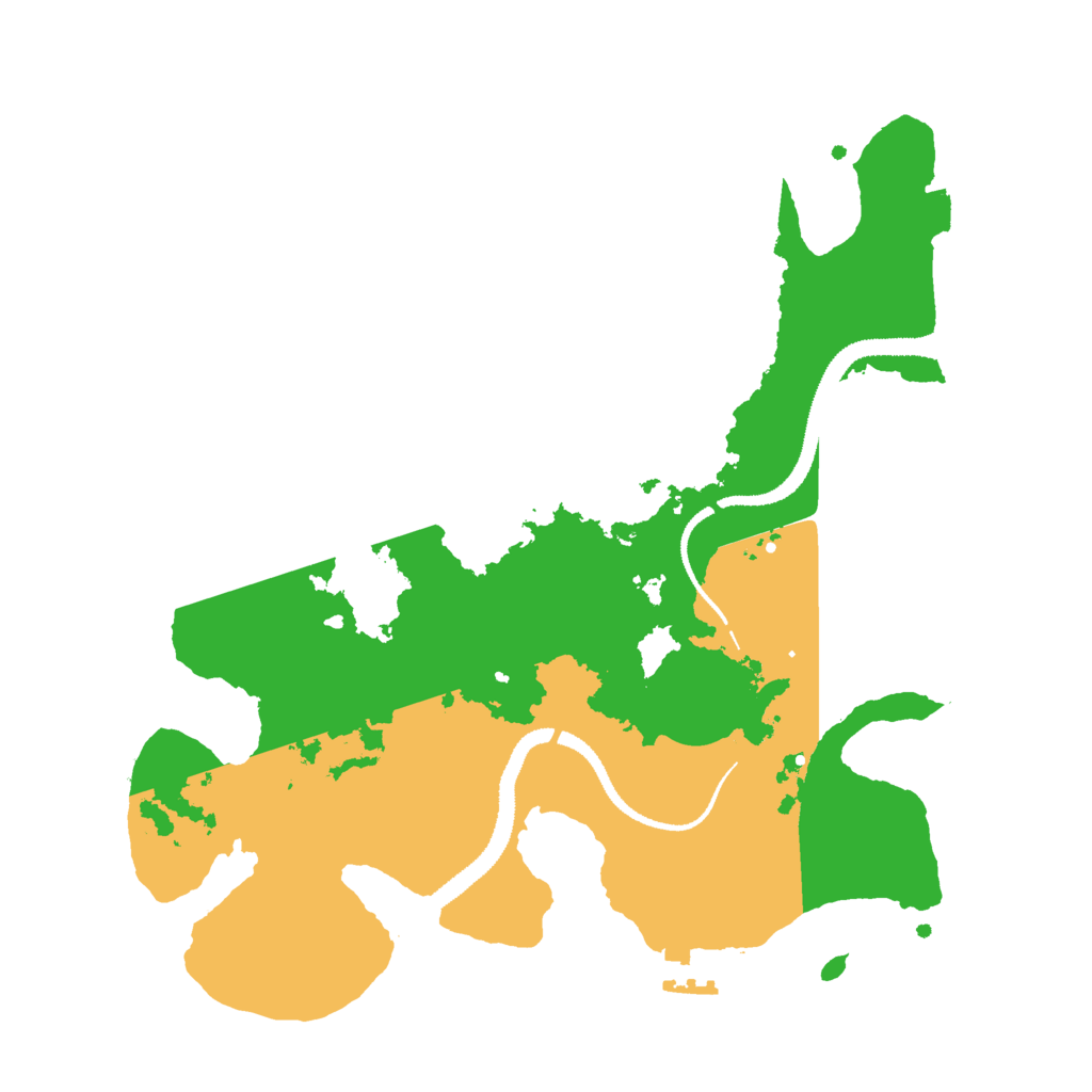 Biome Rust Map: Procedural Map, Size: 3000, Seed: 187632098