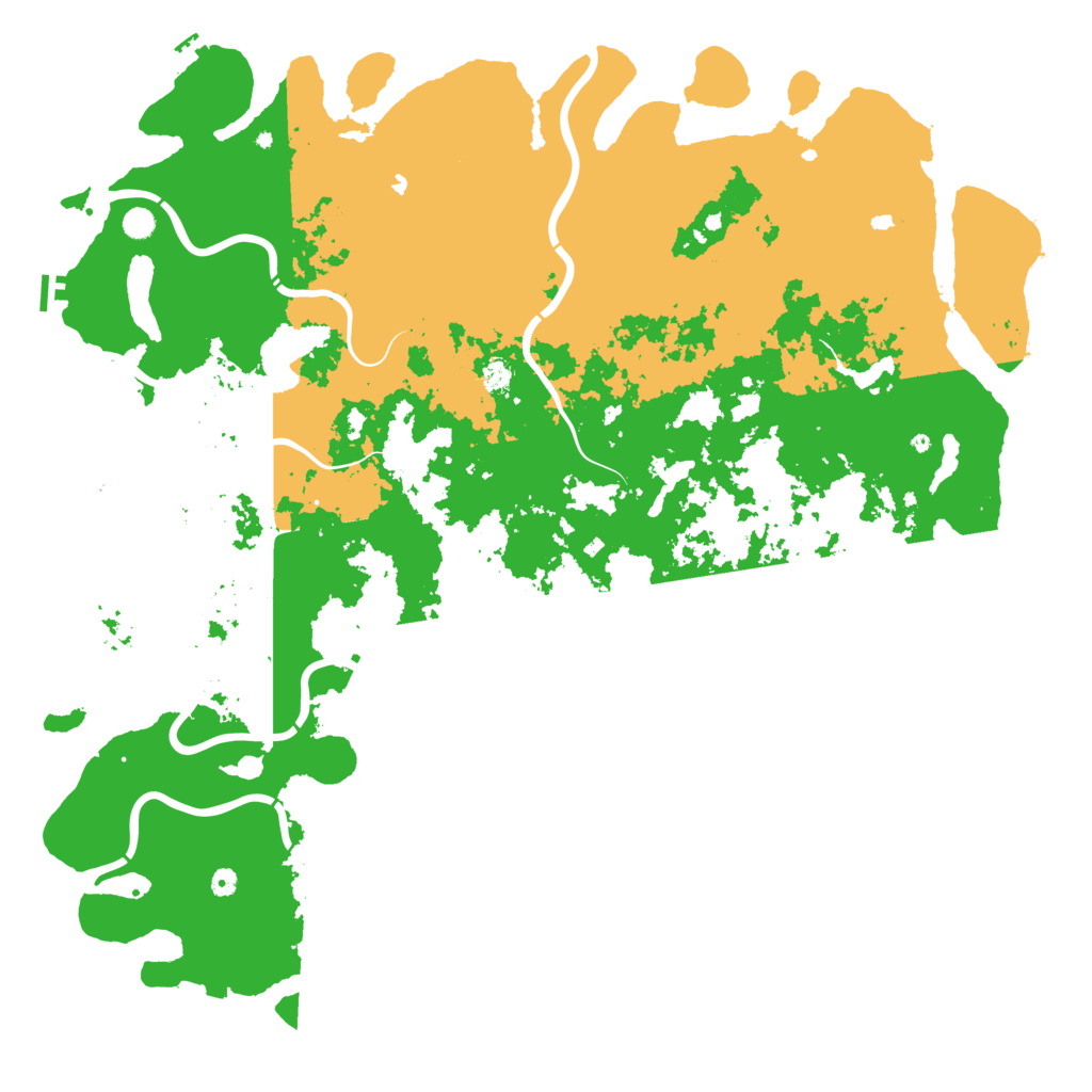 Biome Rust Map: Procedural Map, Size: 6000, Seed: 139040720