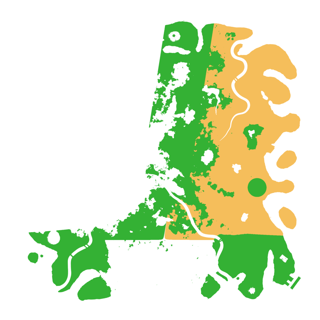 Biome Rust Map: Procedural Map, Size: 4500, Seed: 1638400955