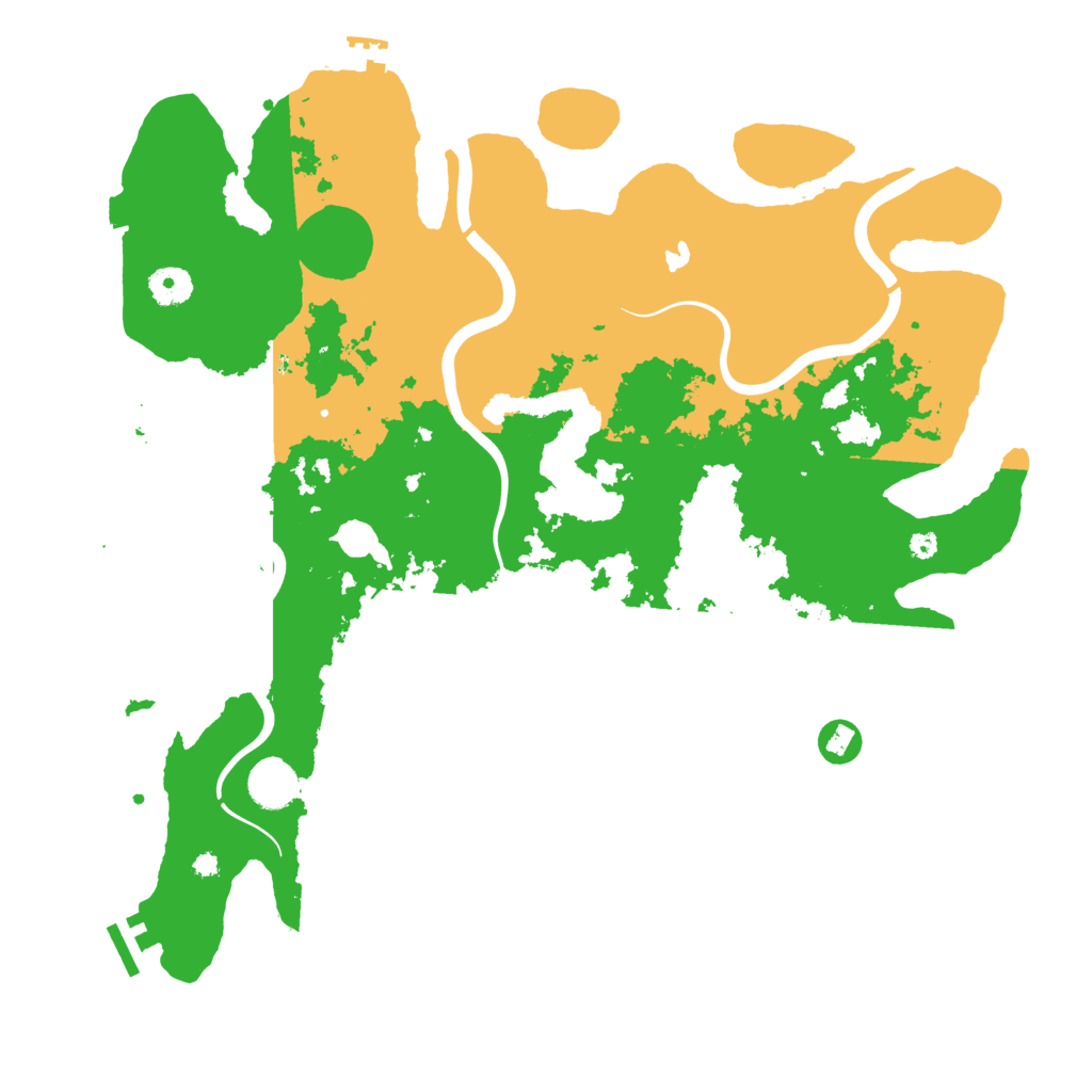 Biome Rust Map: Procedural Map, Size: 4000, Seed: 2031356367