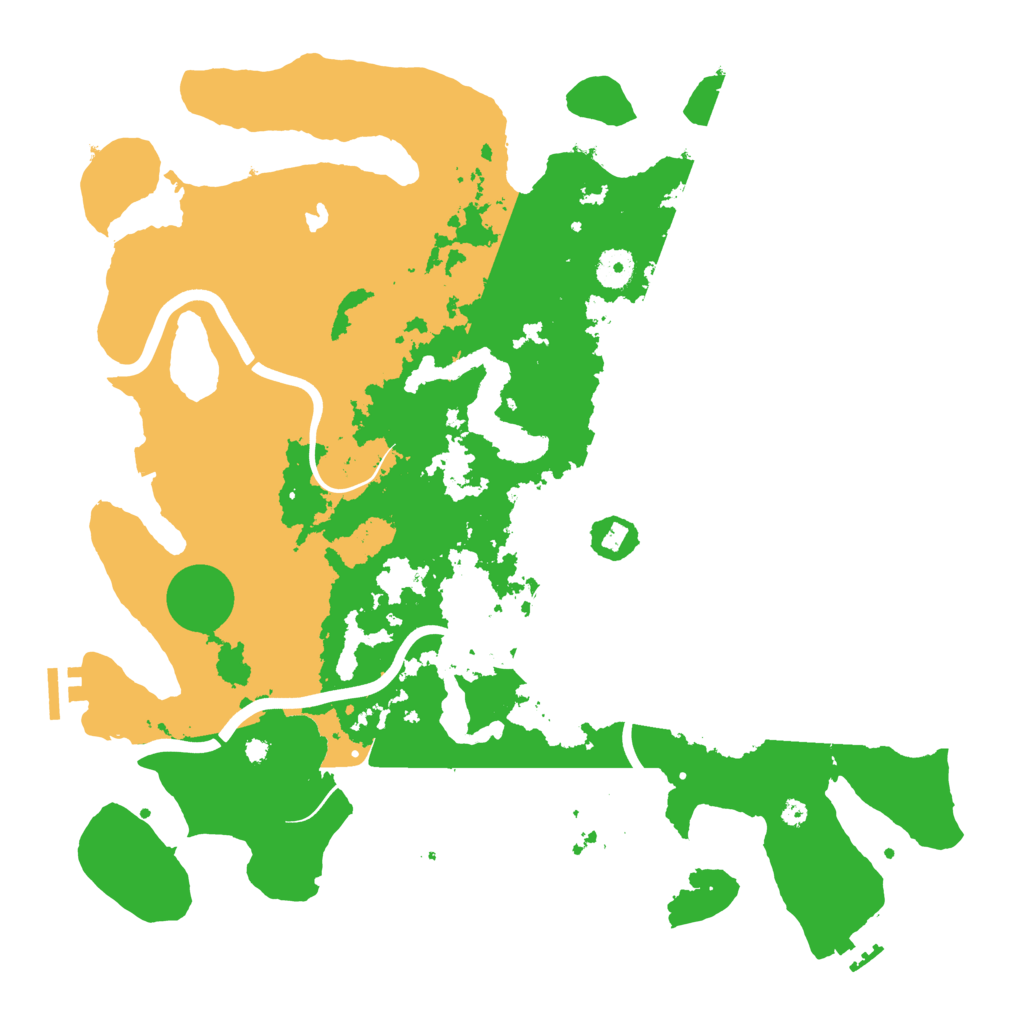 Biome Rust Map: Procedural Map, Size: 4000, Seed: 574231105