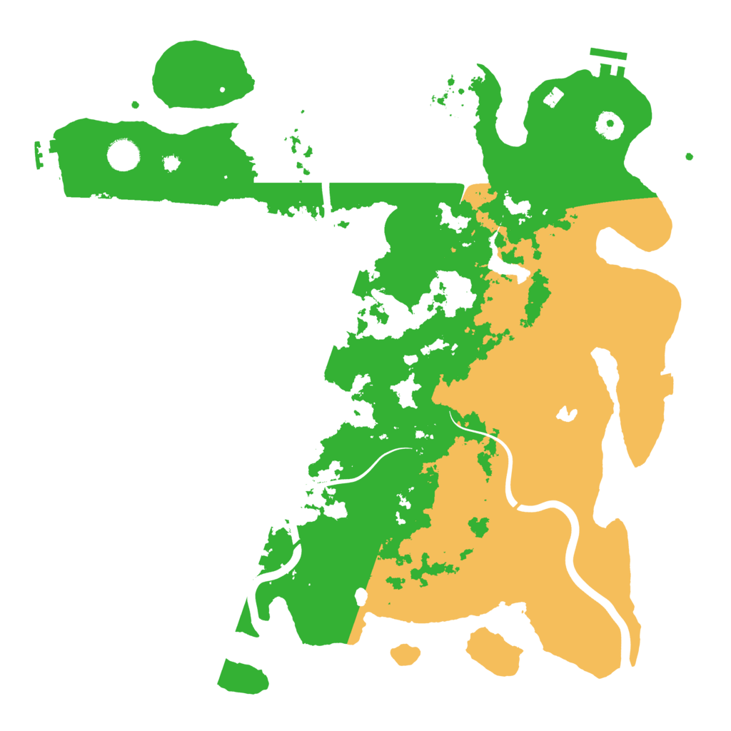 Biome Rust Map: Procedural Map, Size: 4000, Seed: 202605
